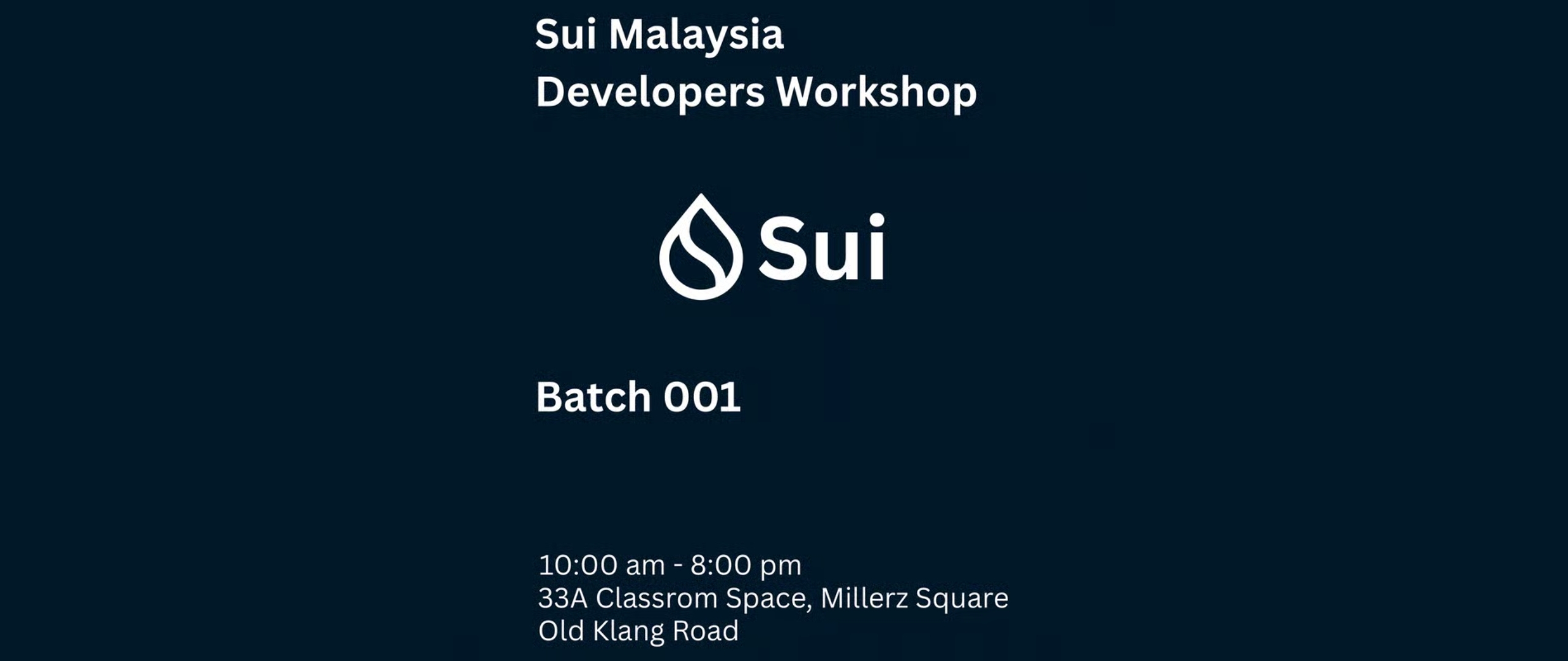 Sui Malaysia Developer Workshop