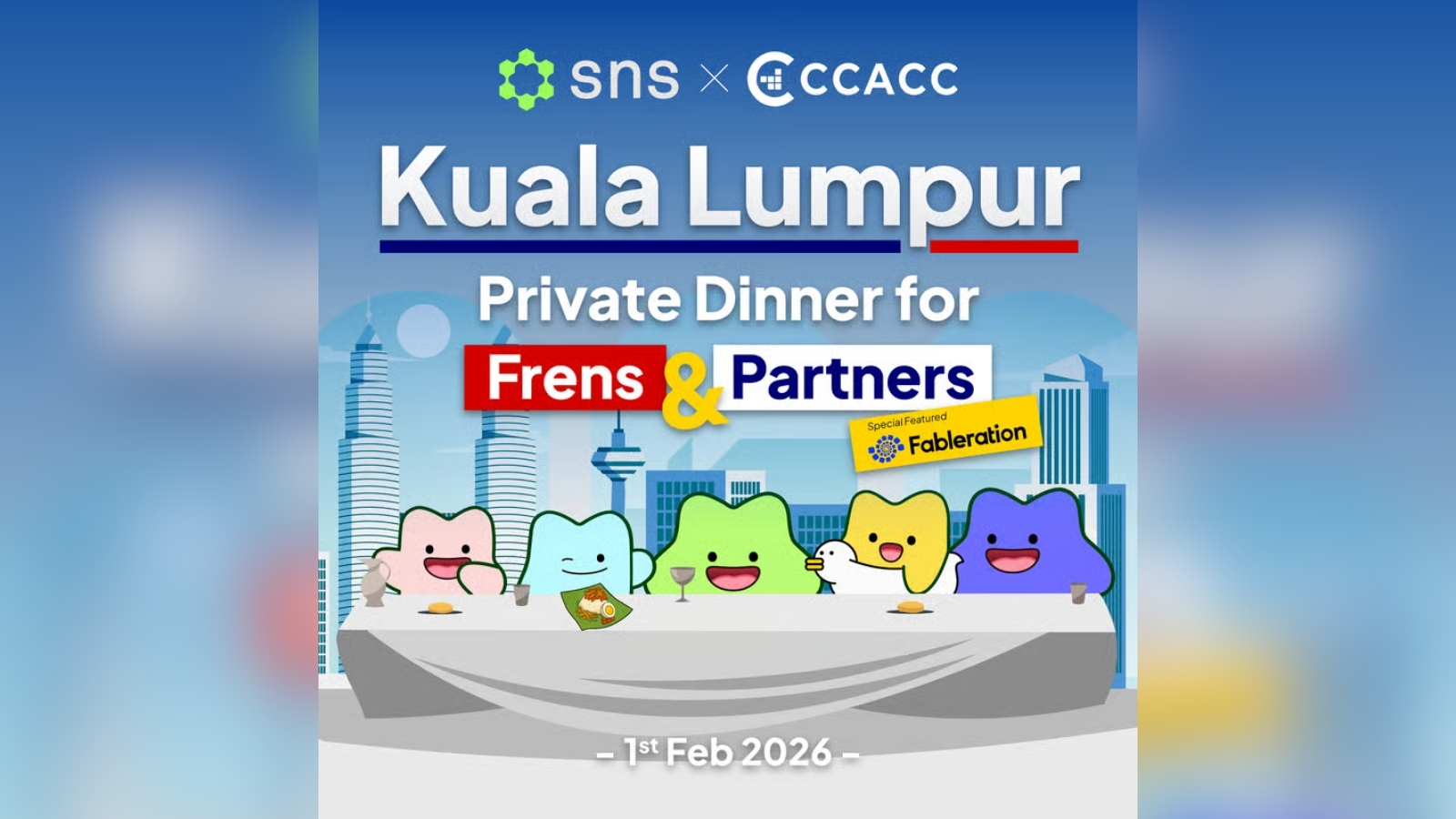 Private Dinner for Frens & Partners - SNS x CCACC